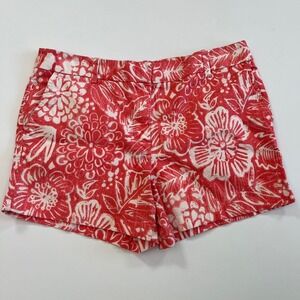 Artisan NY Womens Coral & White Floral Shorts, Artisan NY Size 12 Summer 118